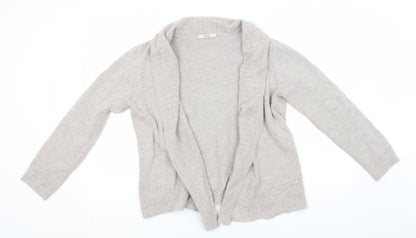Womens UK Size 12 Marks and Spencer Grey Cardigan Jumper