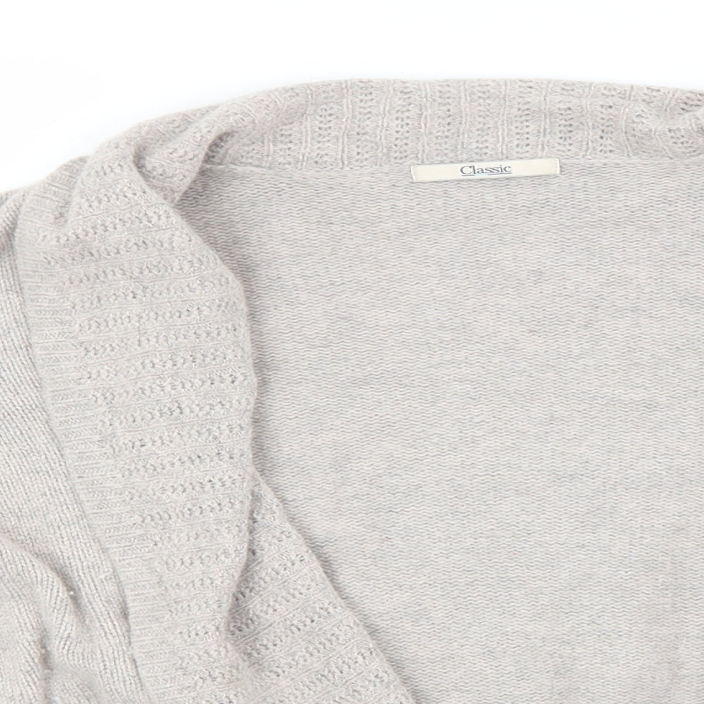 Womens UK Size 12 Marks and Spencer Grey Cardigan Jumper