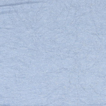 Marks and Spencer Womens Blue Round Neck  Viscose Pullover Jumper Size 10