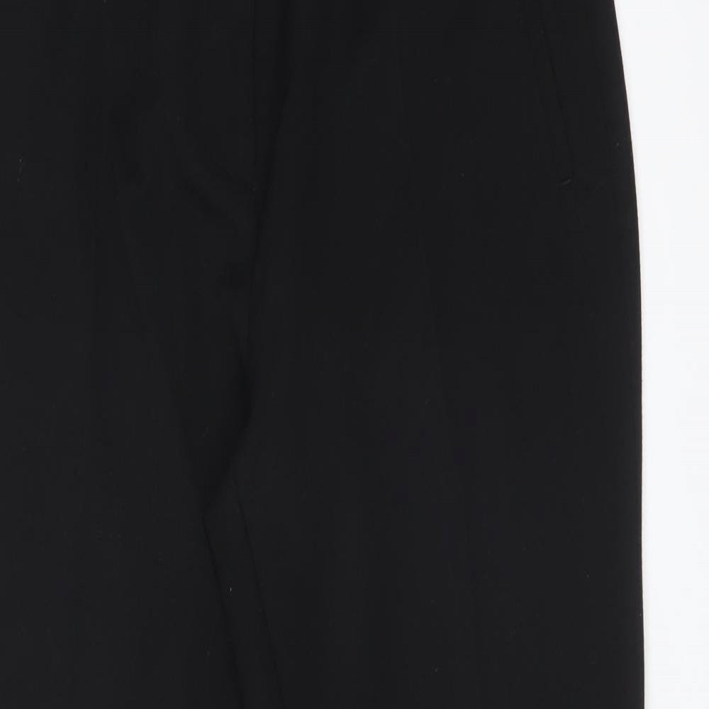 Womens UK Size 12 M&S Regular Fit  Black Trousers