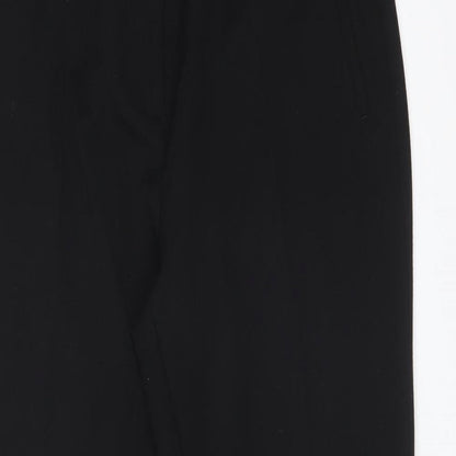 Womens UK Size 12 M&S Regular Fit  Black Trousers