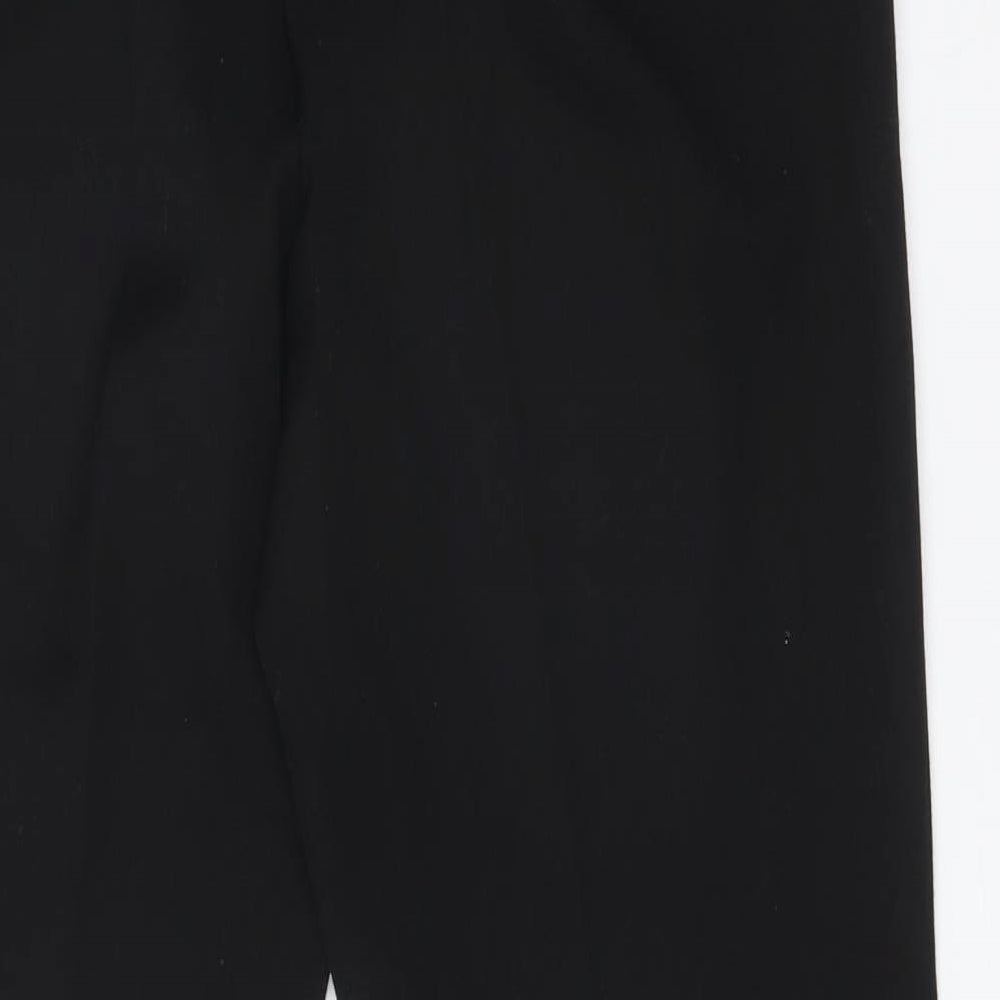 Womens UK Size 12 M&S Regular Fit  Black Trousers