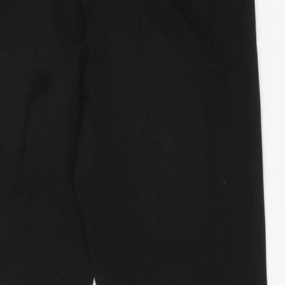Womens UK Size 12 M&S Regular Fit  Black Trousers