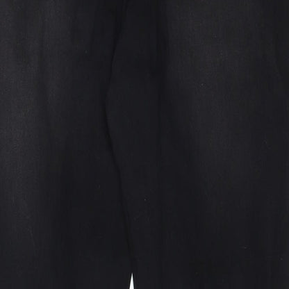 Womens UK Size XL JEANS Regular Fit Skinny Black Jeans