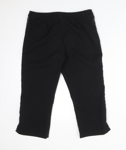 Womens UK Size 12 Dorothy Perkins Regular Fit  Black Trousers