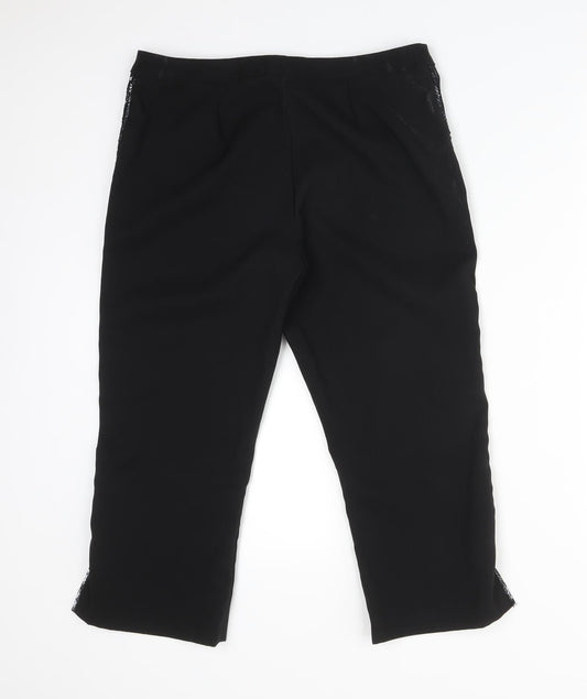 Womens UK Size 12 Dorothy Perkins Regular Fit  Black Trousers