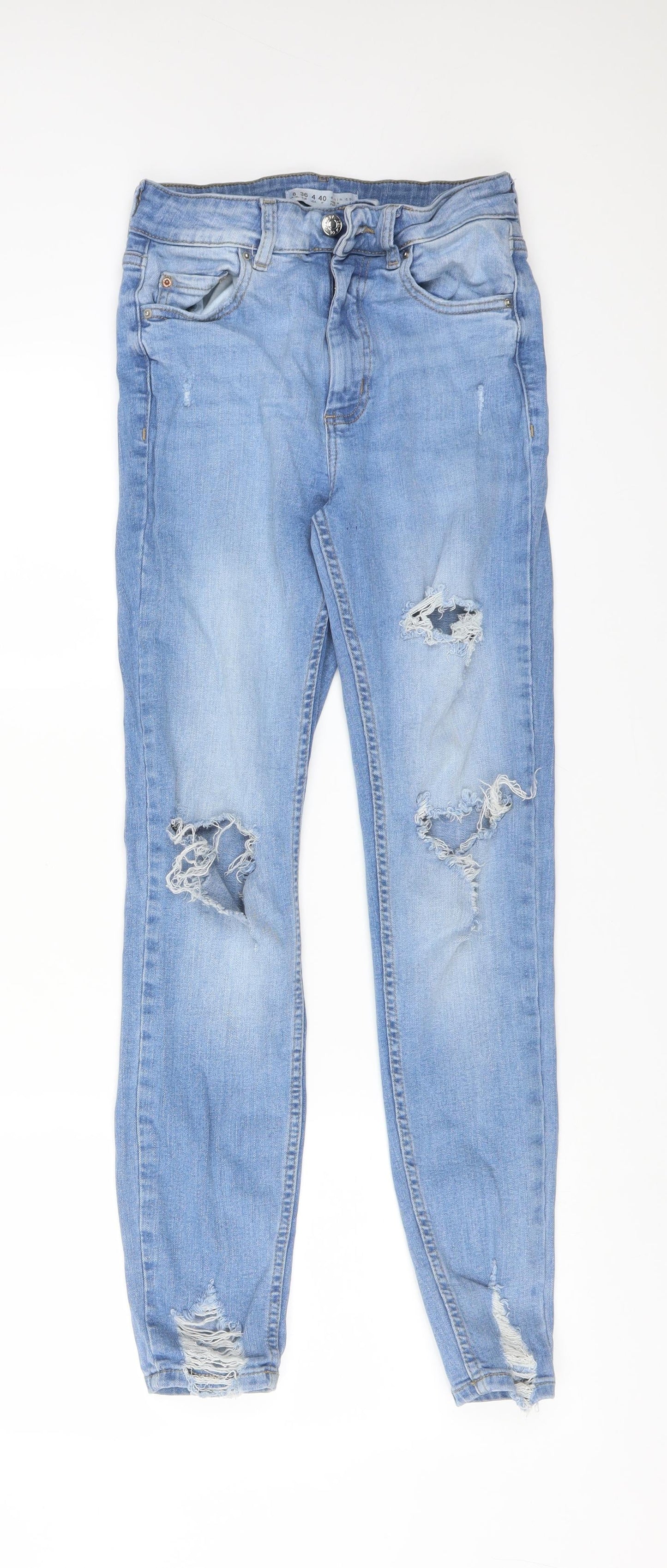 DENIM CO Womens Blue   Skinny Jeans Size 8 L28 in Regular