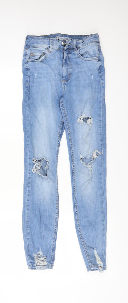 DENIM CO Womens Blue   Skinny Jeans Size 8 L28 in Regular