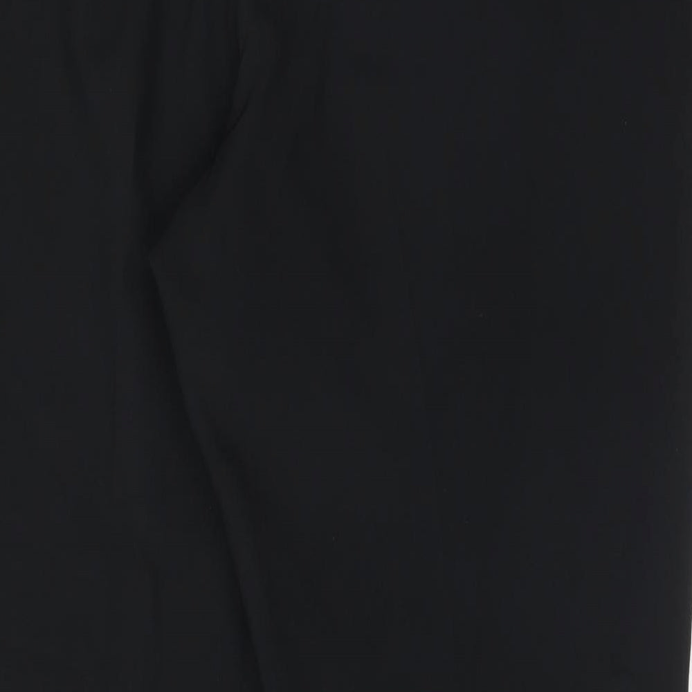 Womens UK Size 20 BHS Regular Fit Dress Pants Black Trousers