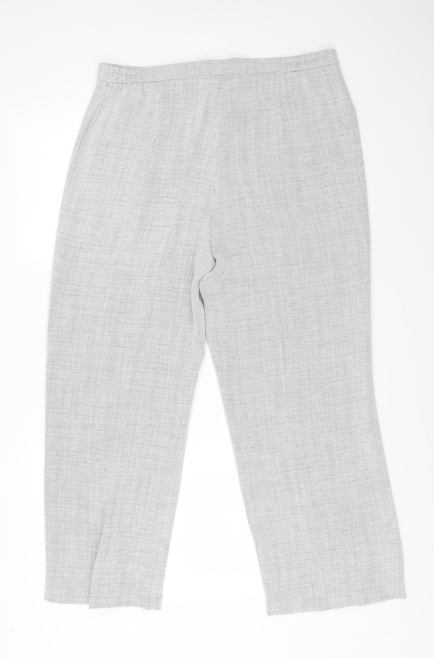 Womens UK Size 18 Gold Regular Fit  Grey Trousers