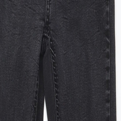 New Look Womens Black  Cotton Skinny Jeans Size 8 L25 in Regular
