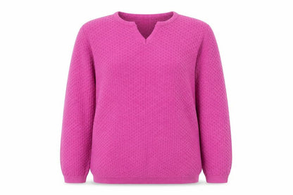 Womens UK Size S Isle Pink Pullover Jumper