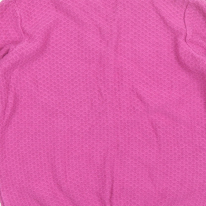 Womens UK Size S Isle Pink Pullover Jumper