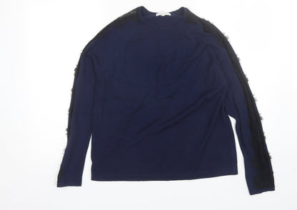 Womens UK Size 12 Warehouse Blue Pullover Jumper