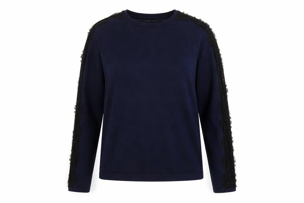 Womens UK Size 12 Warehouse Blue Pullover Jumper