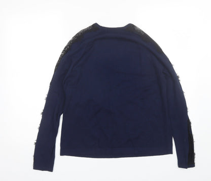 Womens UK Size 12 Warehouse Blue Pullover Jumper