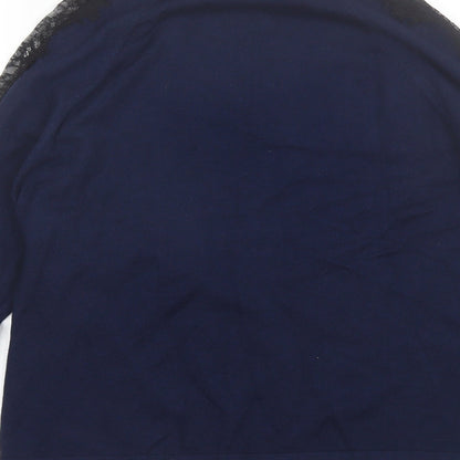 Womens UK Size 12 Warehouse Blue Pullover Jumper