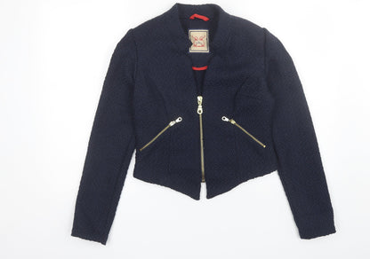 Womens UK Size 10 New Look Blue Jacket