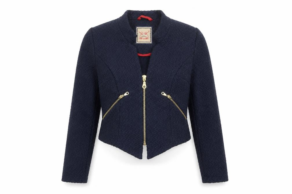 Womens UK Size 10 New Look Blue Jacket