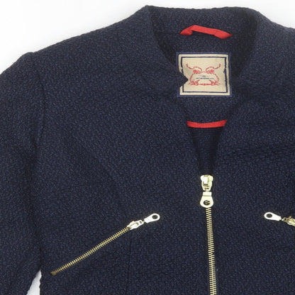 Womens UK Size 10 New Look Blue Jacket