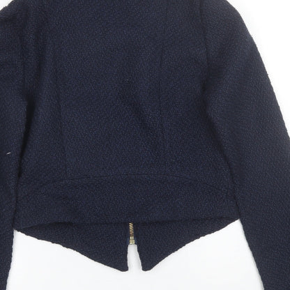 Womens UK Size 10 New Look Blue Jacket