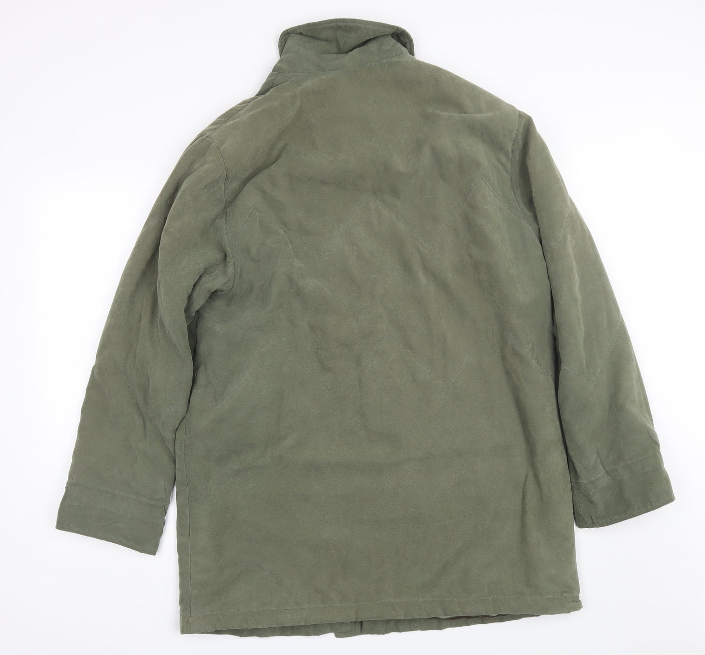 Womens UK Size M Bonmarche Green Overcoat