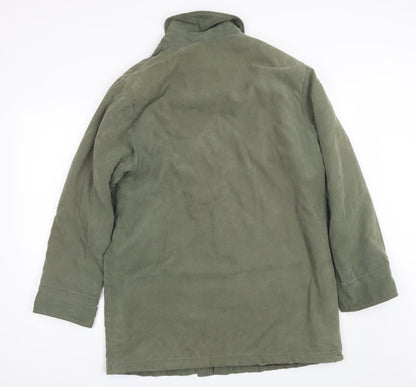 Womens UK Size M Bonmarche Green Overcoat