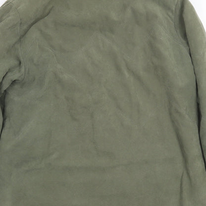 Womens UK Size M Bonmarche Green Overcoat