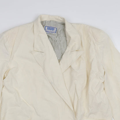 Oasis Womens Ivory   Jacket  Size L