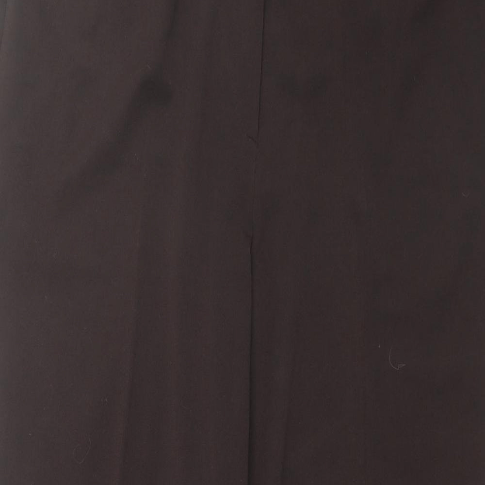 Womens UK Size 20 Berkertex Regular Fit Dress Pants Brown Trousers