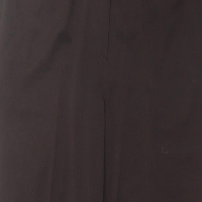 Womens UK Size 20 Berkertex Regular Fit Dress Pants Brown Trousers