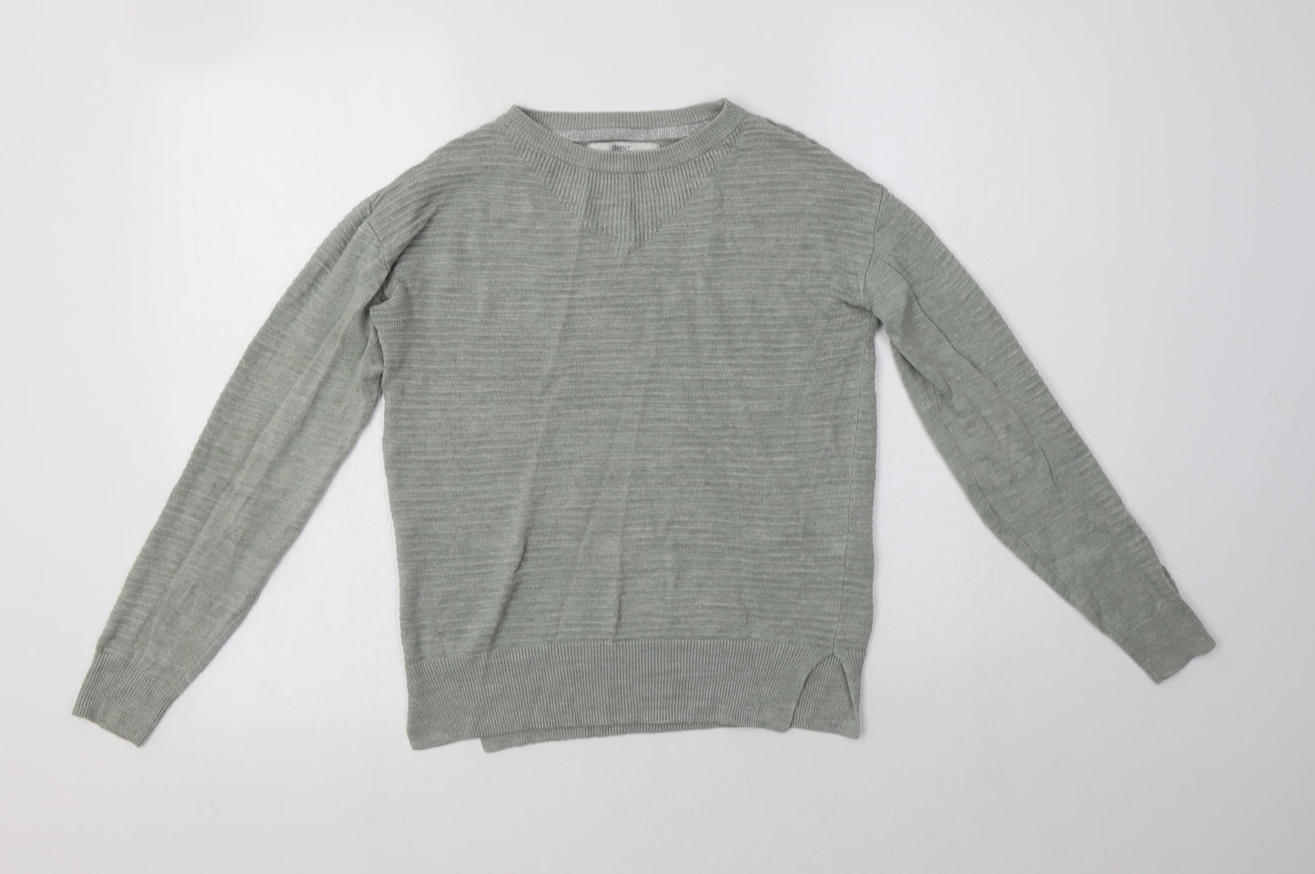 Womens UK Size 6 NEXT Green Pullover Jumper
