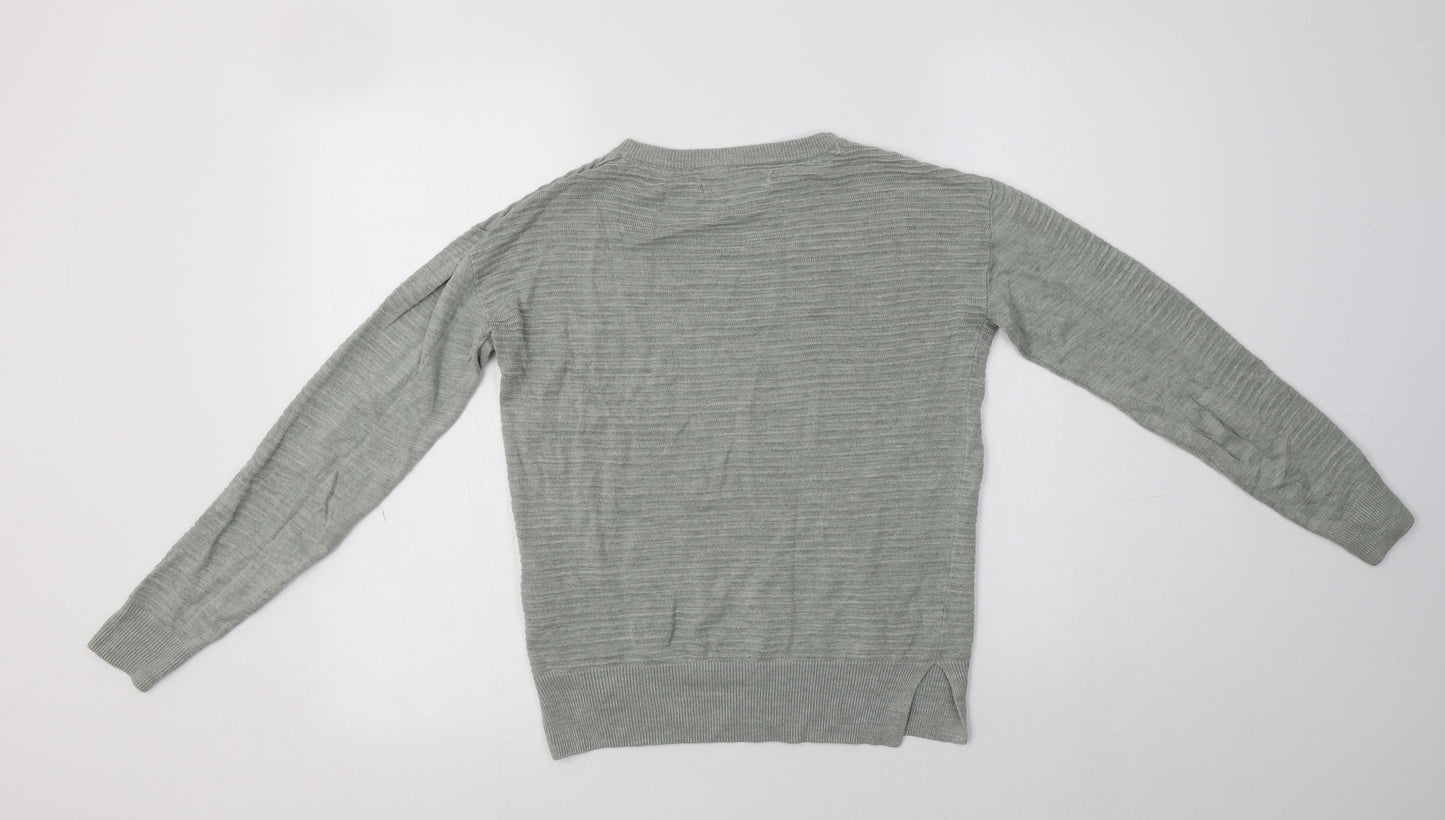 Womens UK Size 6 NEXT Green Pullover Jumper