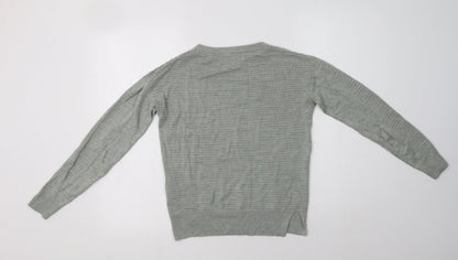 Womens UK Size 6 NEXT Green Pullover Jumper