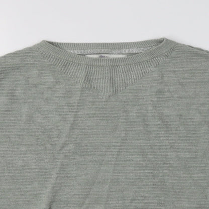 Womens UK Size 6 NEXT Green Pullover Jumper
