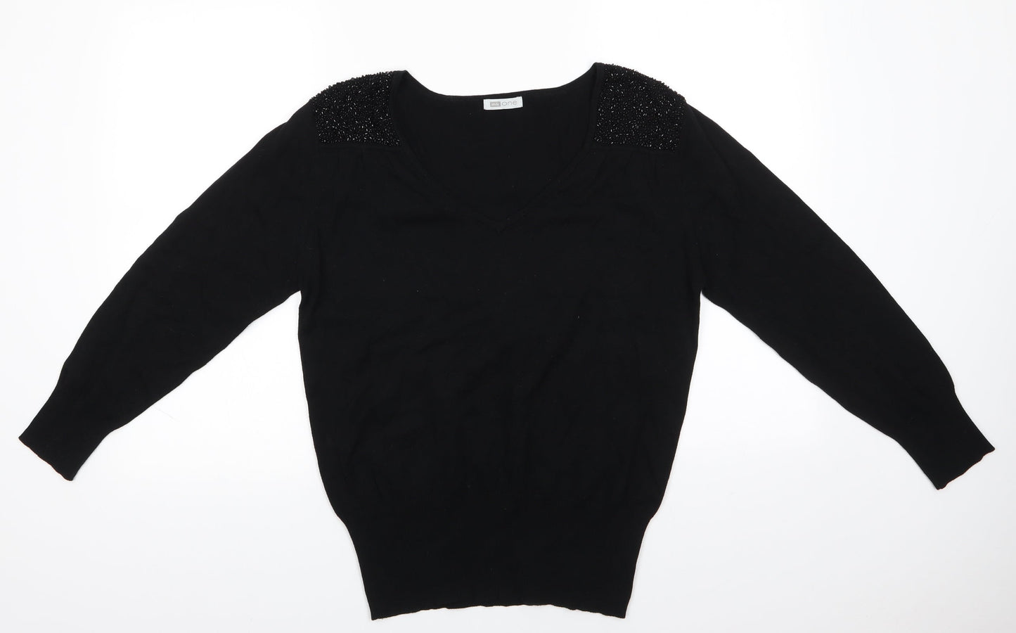Womens UK Size  MK One Black Pullover Jumper