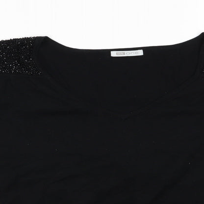 Womens UK Size  MK One Black Pullover Jumper