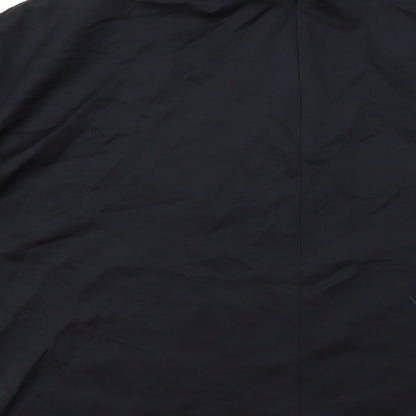 Brand and care label for Hauber women’s black round neck viscose jumper, size UK 12