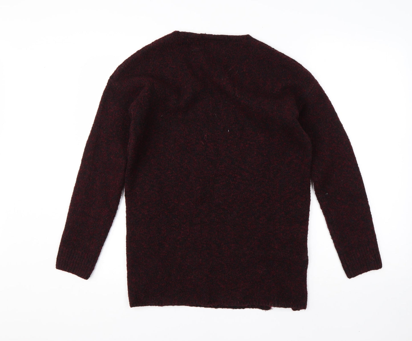 Womens UK Size S Papaya Red Pullover Jumper