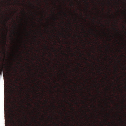 Womens UK Size S Papaya Red Pullover Jumper