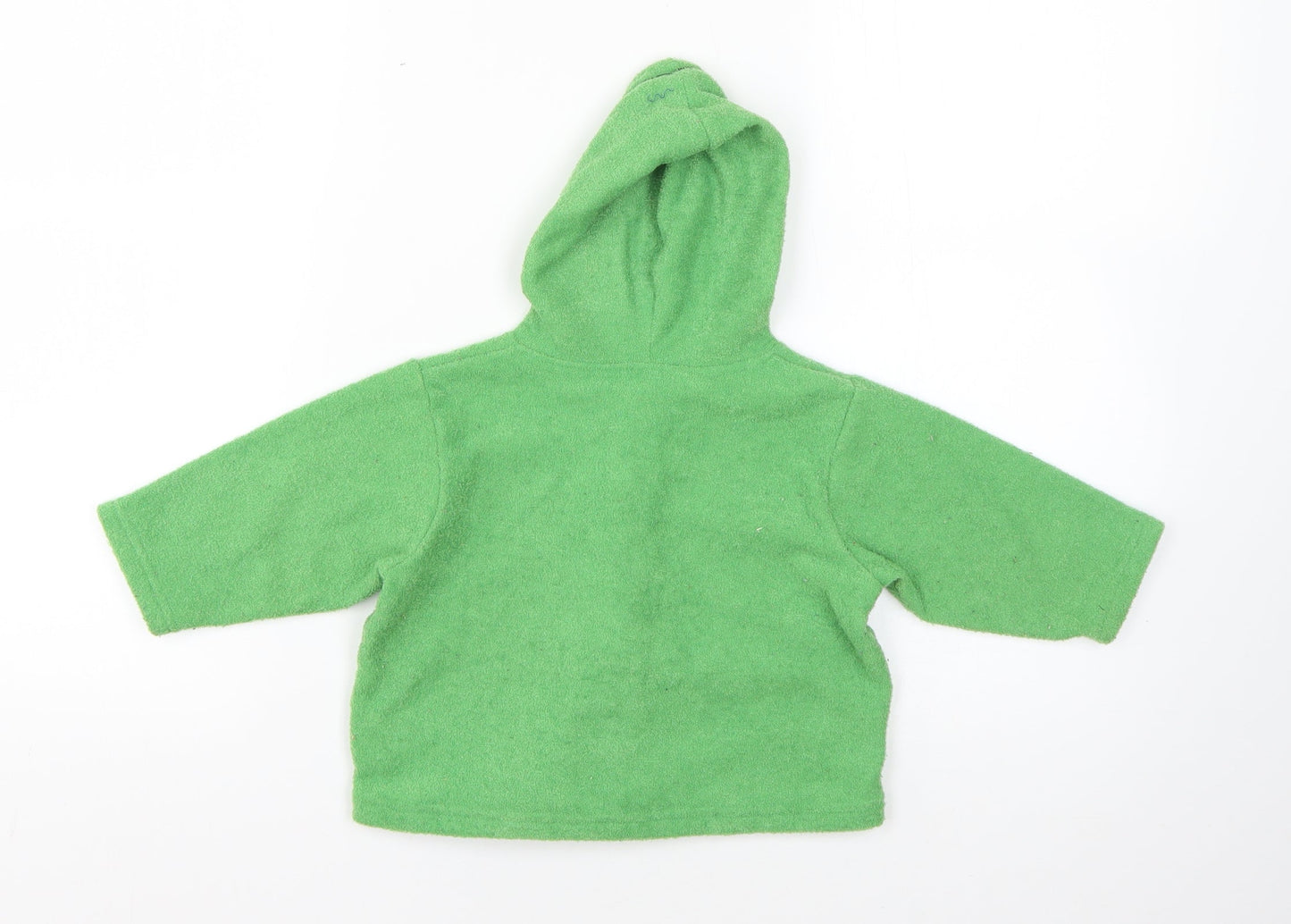 Mothercare Girls Green  Polyester Pullover Jumper Size 9-12 Months