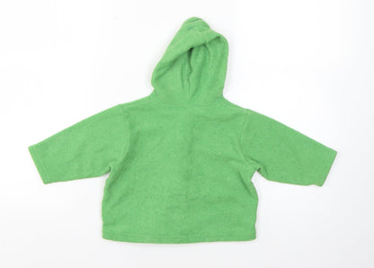 Mothercare Girls Green  Polyester Pullover Jumper Size 9-12 Months