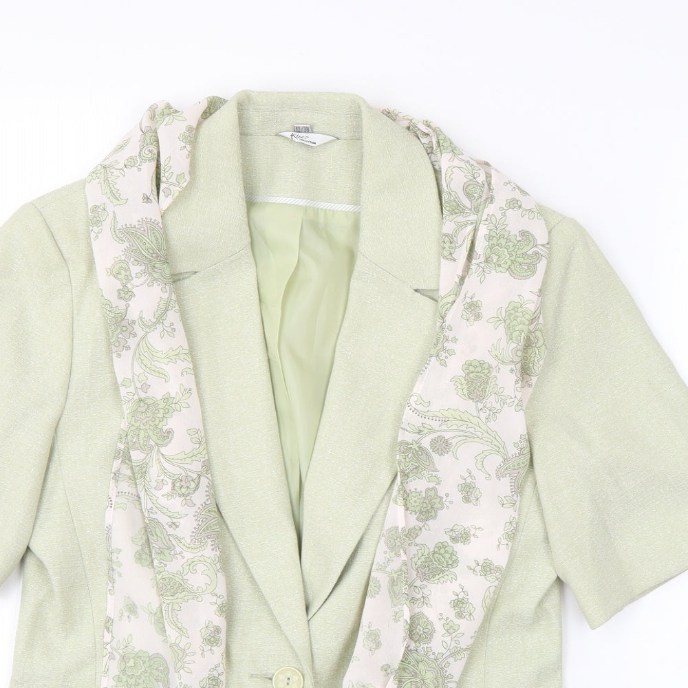 Klass Womens Green   Jacket Blazer Size 12