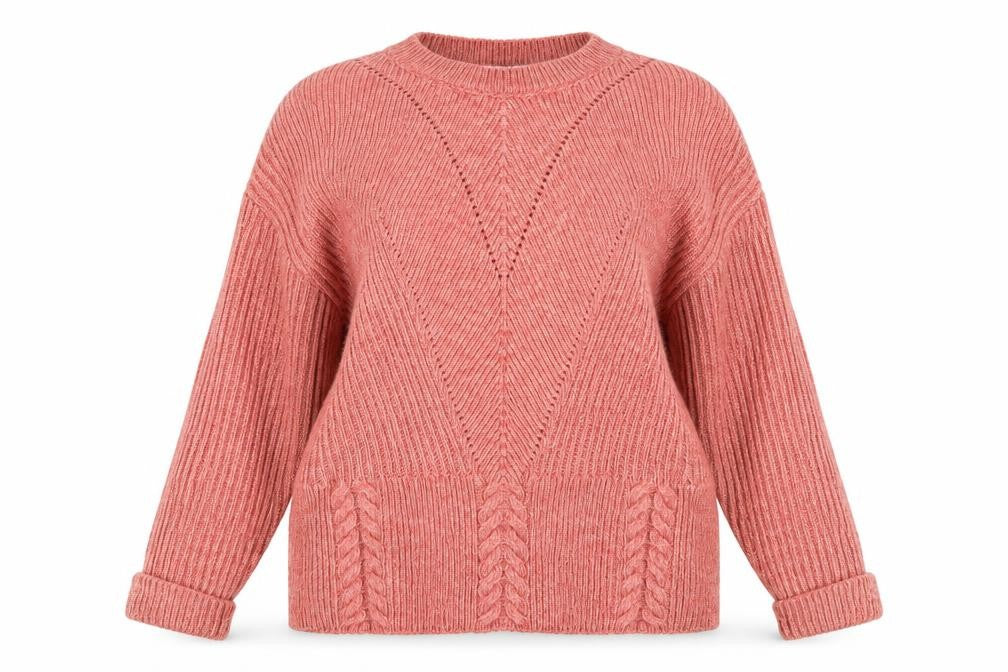 Womens UK Size 8 George Pink Pullover Jumper