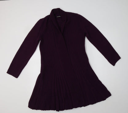 Womens UK Size S Pura Moda Purple Cardigan Jumper