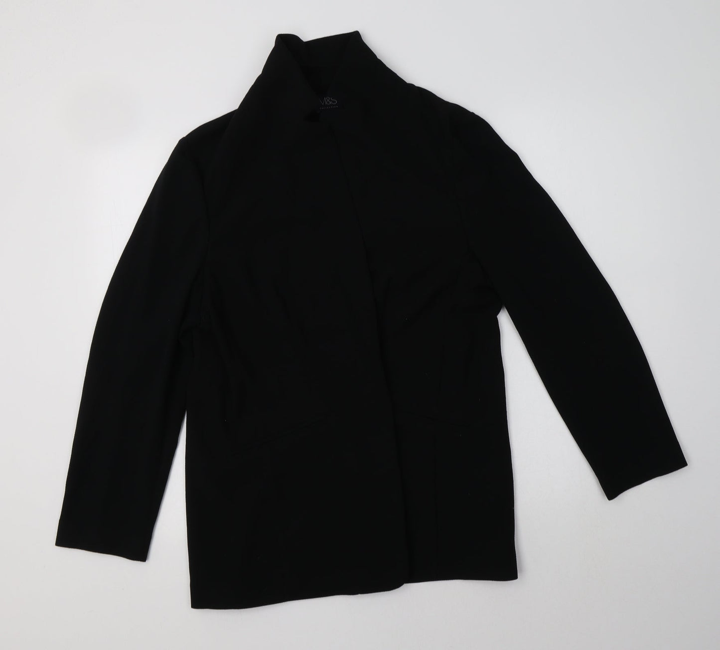 Womens UK Size 14 M&S Black Jacket
