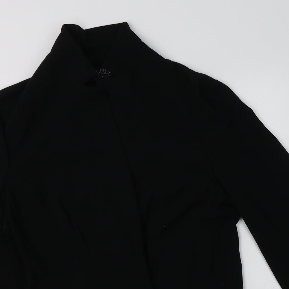 Womens UK Size 14 M&S Black Jacket