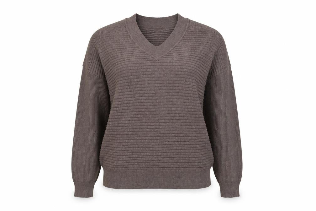 Womens UK Size 12 F&F Grey Pullover Jumper