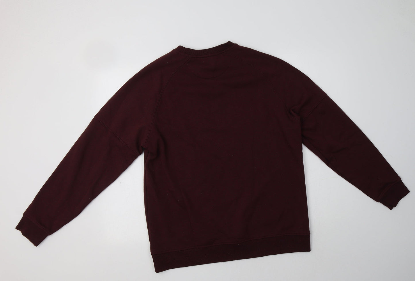Very Mens Purple  Cotton Pullover Sweatshirt Size L