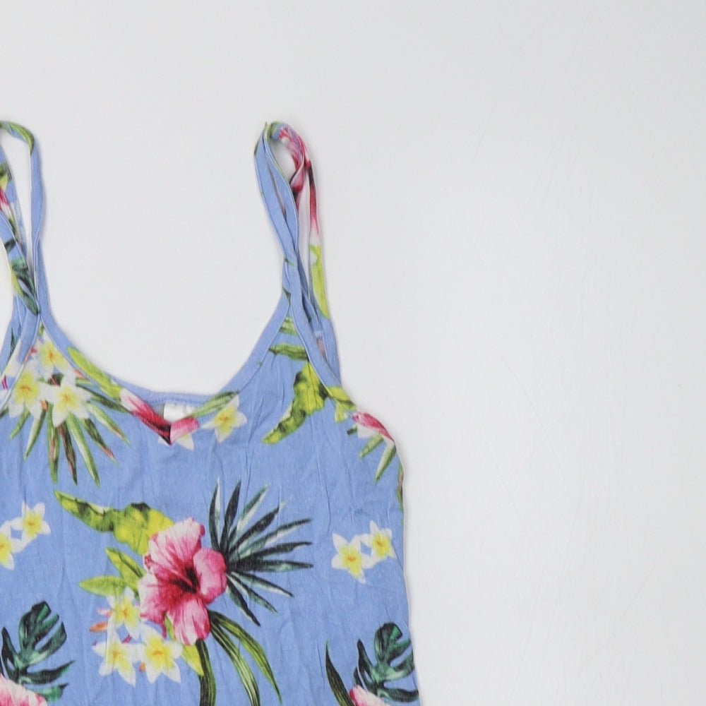 Womens UK Size 6 Peacocs Blue Camisole Tank